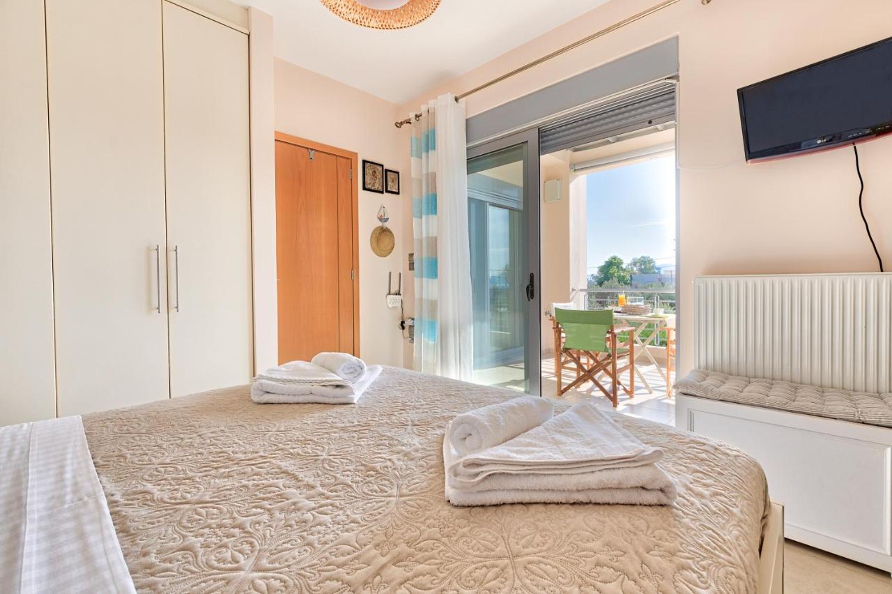 Elegant New Maisonette Near The Sea Aegina Bagian luar foto